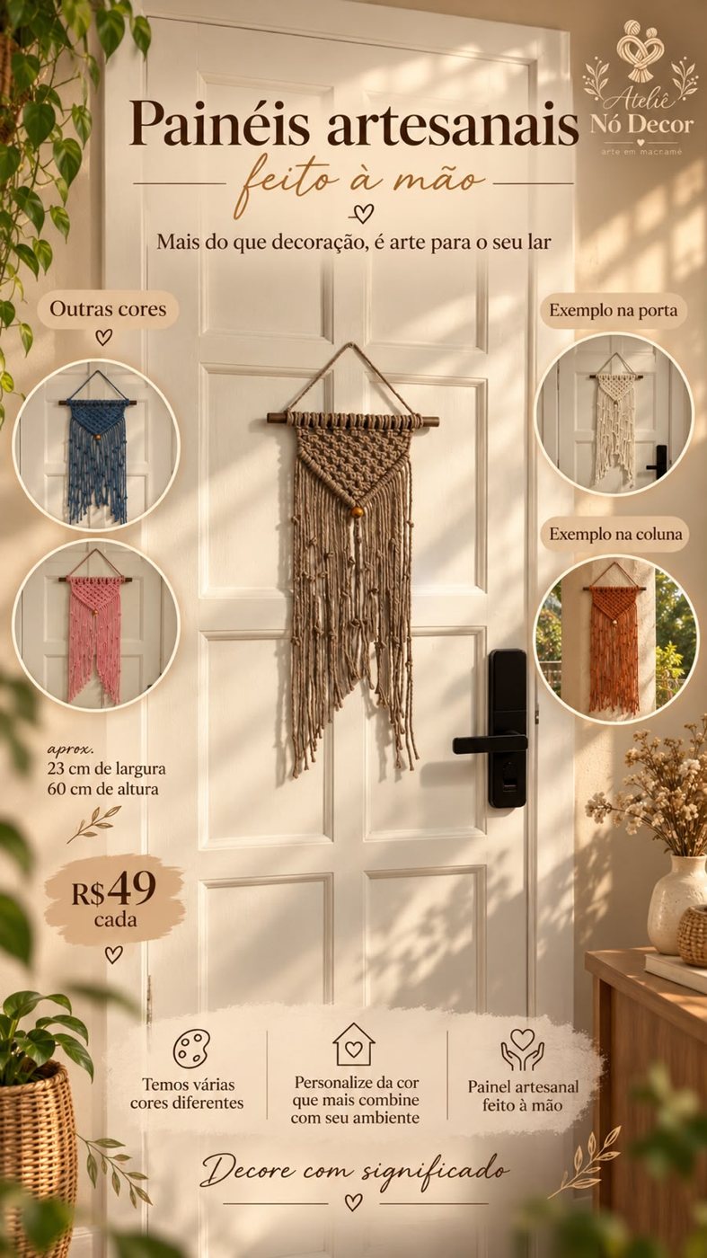 Peça 10 do catálogo do Ateliê Nó Decor