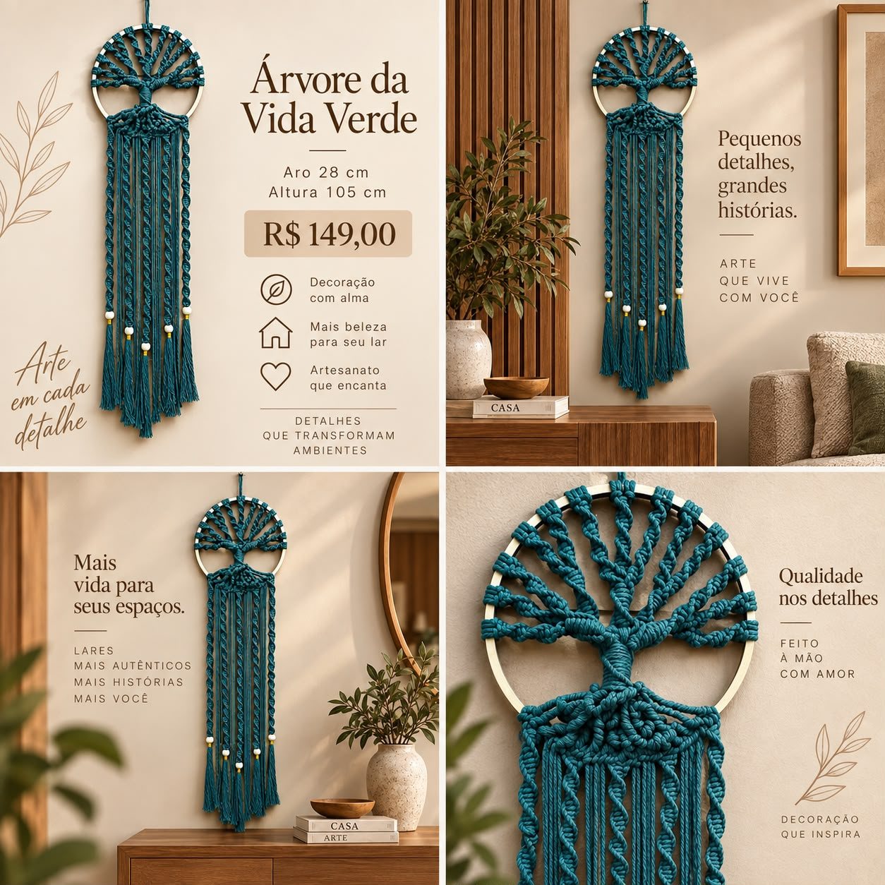 Peça 11 do catálogo do Ateliê Nó Decor