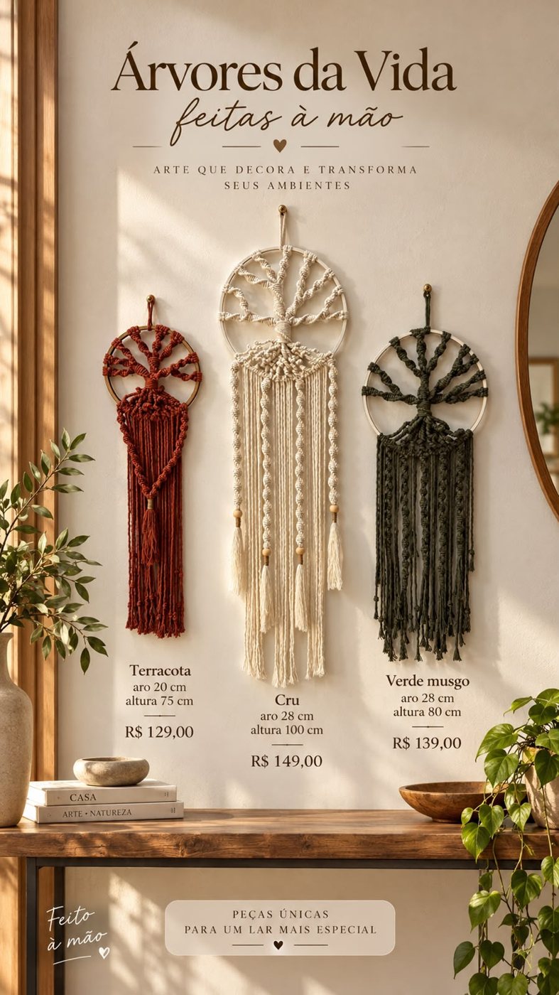 Peça 14 do catálogo do Ateliê Nó Decor