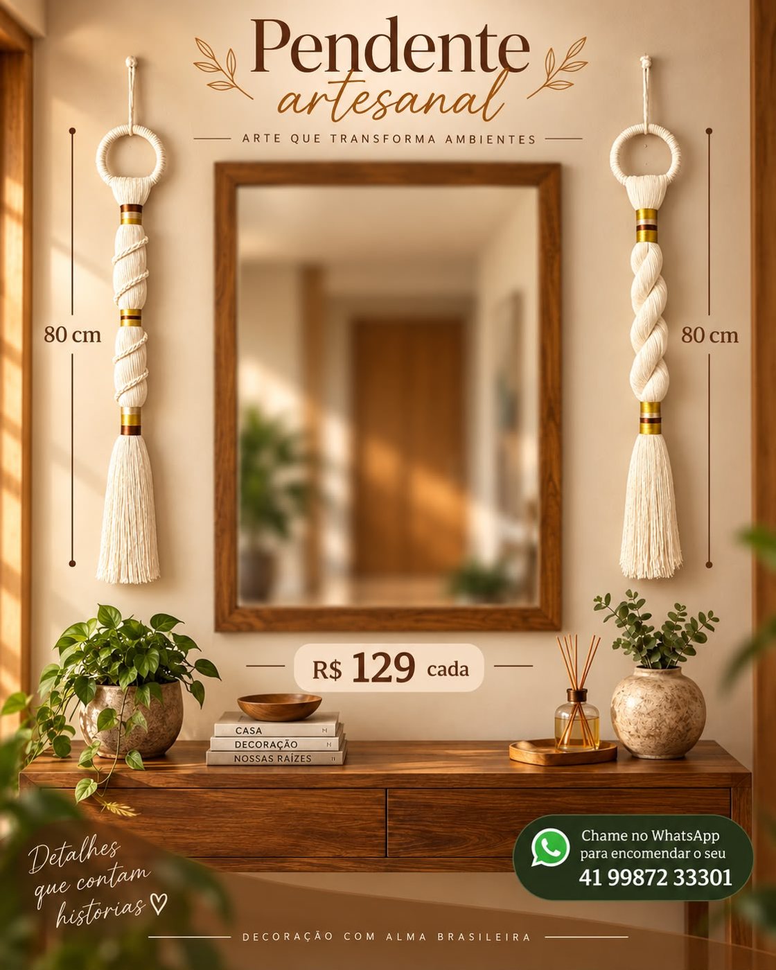 Peça 18 do catálogo do Ateliê Nó Decor